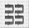 BORG & BECK BBK1251 Accessory Kit, disc brake pads